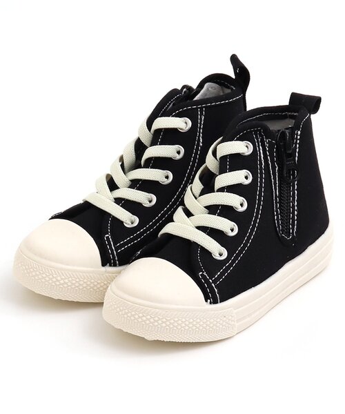 BREEZE(ブリーズ)の「カラーハイカットスニーカー(スニーカー・キッズ・ピンク/ブラック/イエロー・16/18/19/17/14/15 )」の17枚目の写真