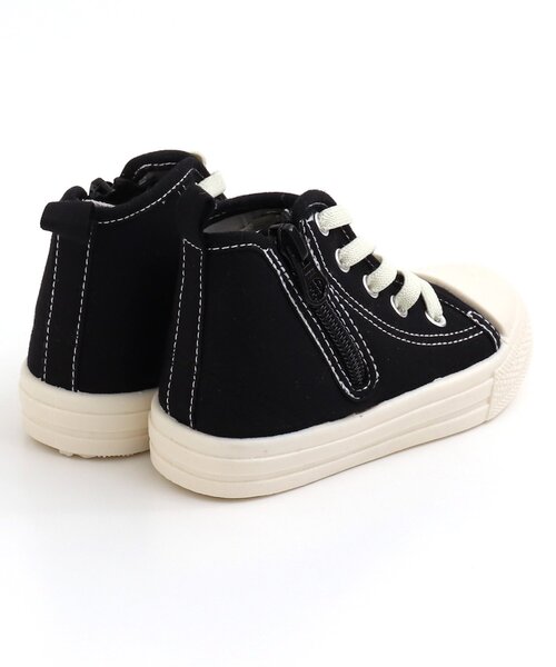 BREEZE(ブリーズ)の「カラーハイカットスニーカー(スニーカー・キッズ・ピンク/ブラック/イエロー・16/18/19/17/14/15 )」の6枚目の写真