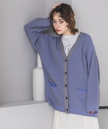 JEANASIS | 2WAYプレーティングアゼVカーディガン/189223(カーディガン/ボレロ)