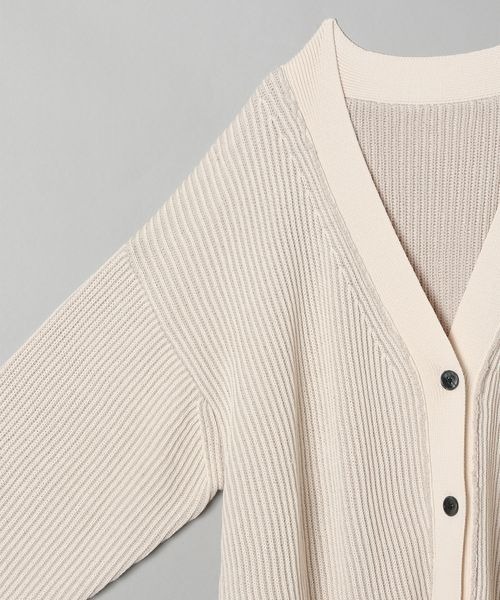 JEANASIS（ジーナシス）の「2WAYプレーティングアゼVカーディガン/189223（カーディガン/ボレロ・レディース・ホワイト系その他/グレー系その他/グリーン系その他/オレンジ系その他・FREE）」の16枚目の写真