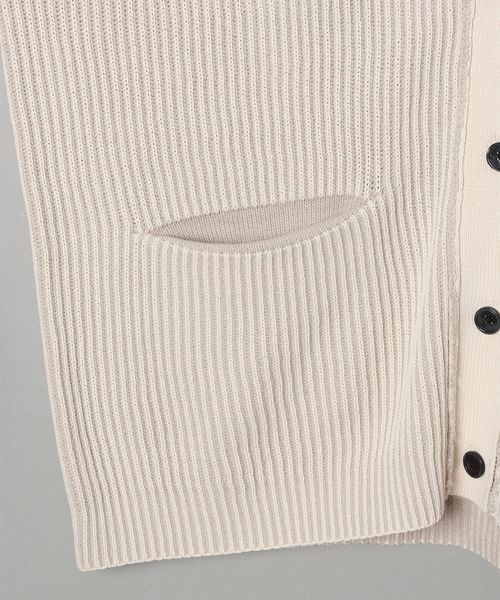 JEANASIS（ジーナシス）の「2WAYプレーティングアゼVカーディガン/189223（カーディガン/ボレロ・レディース・ホワイト系その他/グレー系その他/グリーン系その他/オレンジ系その他・FREE）」の18枚目の写真
