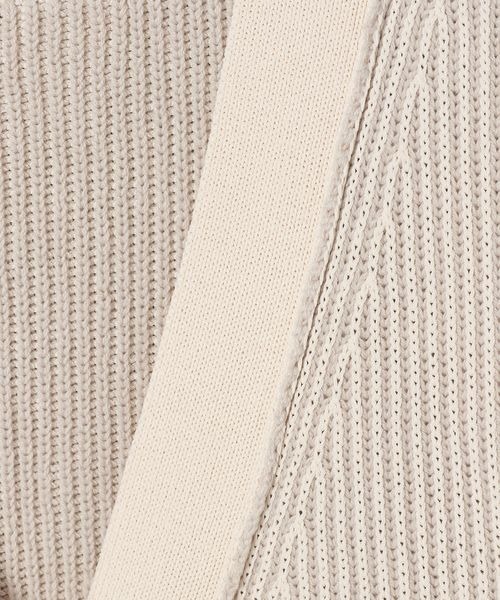 JEANASIS（ジーナシス）の「2WAYプレーティングアゼVカーディガン/189223（カーディガン/ボレロ・レディース・ホワイト系その他/グレー系その他/グリーン系その他/オレンジ系その他・FREE）」の21枚目の写真