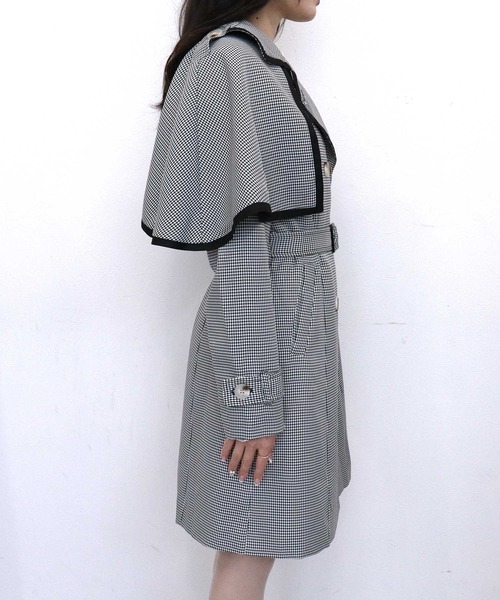 TITTY&CO.(ティティーアンドコー)の「【TITTY&CO.】ケープ付きトレンチコート(トレンチコート・レディース・ブラック系その他/ブラウン系その他・FREE)」の17枚目の写真