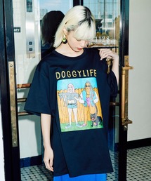 PUNYUS | DOGGYLIFEビッグTシャツ(Tシャツ/カットソー)