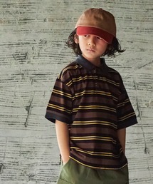 PAIRMANON STREET | 【PAIRMANON STREET】マルチボーダー半袖ポロTシャツ(ポロシャツ)