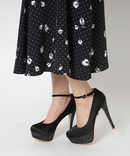 ESPERANZA(エスペランサ)の「厚底3WAYグリッター超ハイヒールパンプス(パンプス・レディース・ピンク系9/ベージュ系8/ブラック系8・21.5cm/22.0cm/22.5cm/23.0cm/23.5cm/24.0cm/24.5cm/25.0cm)」の22枚目の写真