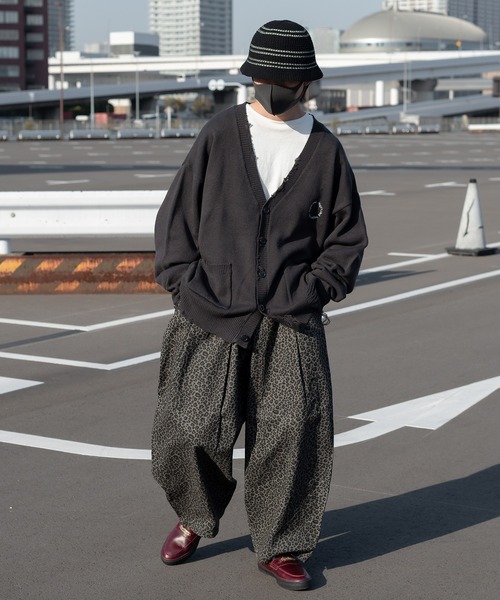 Perushu（ペルーシュ）の「ルーズダメージニットカーディガン（カーディガン/ボレロ・メンズ・オレンジ/チャコールグレー/ブルー・MEDIUM/LARGE）」の21枚目の写真