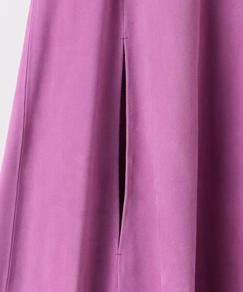 Steven Alan（スティーブンアラン）の「＜forte_forte＞SUEDE STUDS CAPE/ケープ（ポンチョ・レディース・パープル・1）」の3枚目の写真