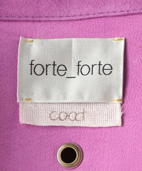 Steven Alan（スティーブンアラン）の「＜forte_forte＞SUEDE STUDS CAPE/ケープ（ポンチョ・レディース・パープル・1）」の8枚目の写真