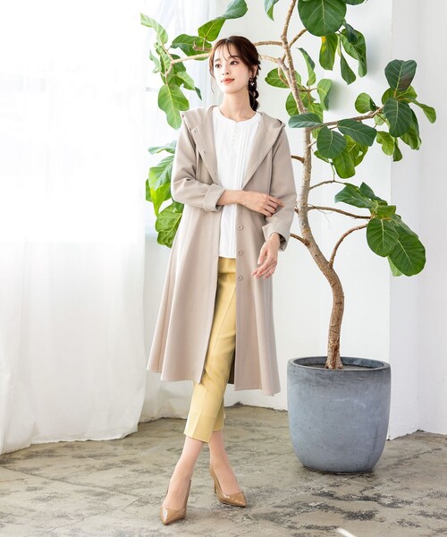 Tiaclasse(ティアクラッセ)の「【洗える】スリットテーパードパンツ(その他パンツ・レディース・ネイビー/ライム/グレイッシュベージュ/ブラック/ブルー・XL/XXL)」の17枚目の写真