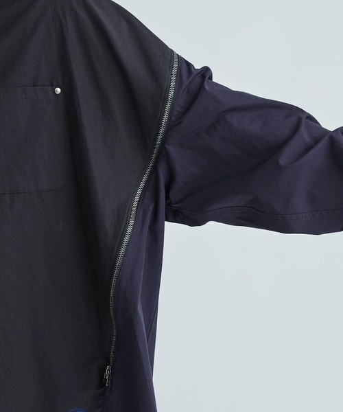 FACETASM（ファセッタズム）の「【FACETASM /ファセッタズム】ZIPPED PLAIN SHIRT（シャツ/ブラウス・メンズ・ブラック/ブルー・4/3）」の9枚目の写真