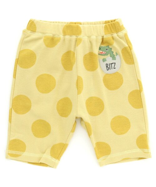 BIT'Z（ビッツ）の「無地＆ドット柄保育園パンツ（その他パンツ・キッズ・チャコール/イエロー/カーキ/サックスブルー・80/90/95/100/110/120）」の4枚目の写真