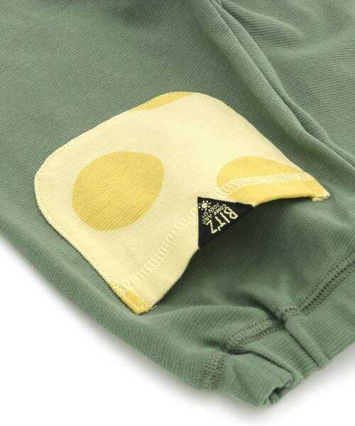 BIT'Z（ビッツ）の「無地＆ドット柄保育園パンツ（その他パンツ・キッズ・チャコール/イエロー/カーキ/サックスブルー・80/90/95/100/110/120）」の6枚目の写真