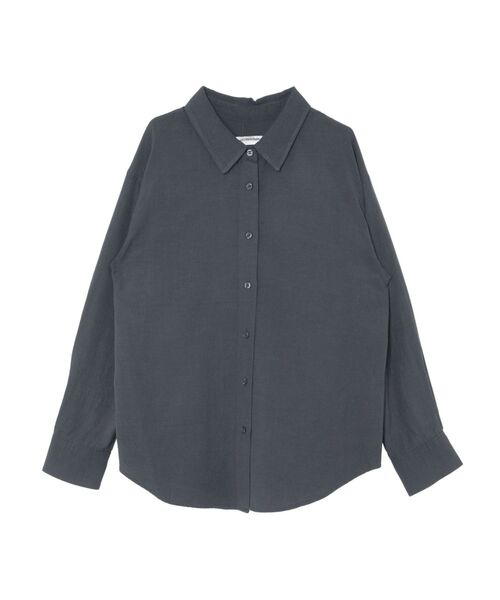 LAGUNAMOON（ラグナムーン）の「リネンオーバーシャツ（シャツ/ブラウス・レディース・ホワイト/ネイビー/ライトグリーン・FREE）」の12枚目の写真