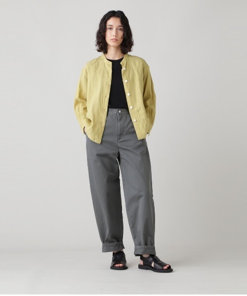 MARGARET HOWELL - マーガレットハウエル　イエロー　ブラウス MARGARET HOWELL（マーガレットハウエル）の「LINEN VOILE