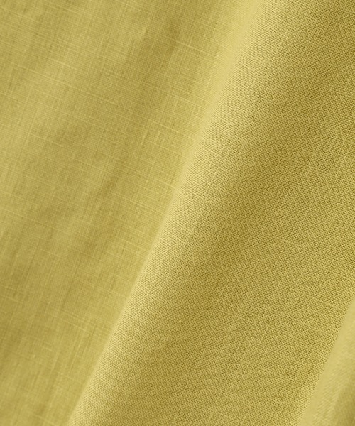 マーガレットハウエル⭐️リネンブラウス⭐️ FINE LINEN イエロー マーガレットハウエル リネン プルオーバー シャツ ブラウス mhl