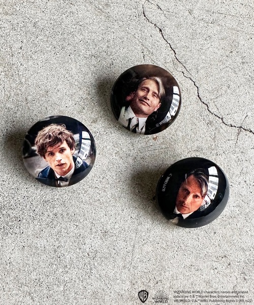 FLAPPER(フラッパー)の「FLAPPER フラッパー:FANTASTIC BEASTS ファンタスティック・ビースト フィルムアートガラスピンズ(バッジ・レディース・A/C/B・FREE)」の4枚目の写真