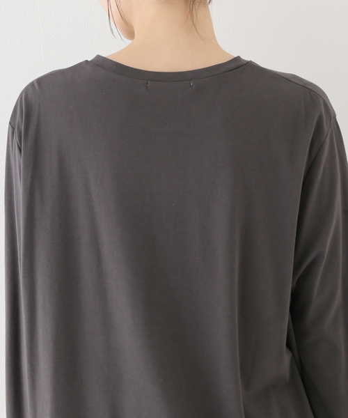 plage（プラージュ）の「【R’IAM】カフス ロンT（Tシャツ/カットソー・レディース・グレー/ホワイト・FREE）」の8枚目の写真