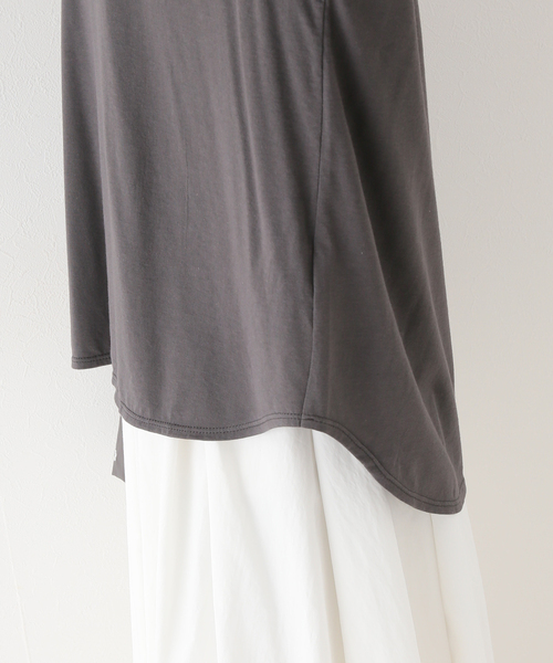 plage（プラージュ）の「【R’IAM】カフス ロンT（Tシャツ/カットソー・レディース・グレー/ホワイト・FREE）」の13枚目の写真