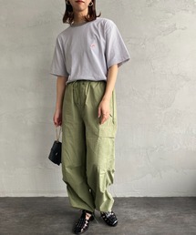 [DANTON/ダントン] ワンポイントロゴ クルーネックTシャツ
