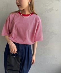 [DANTON/ダントン] ワンポイントロゴ クルーネックTシャツ