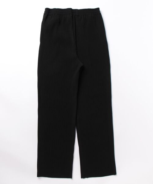 STYLEBLOCK（スタイルブロック）の「カットツイルミニプリーツストレートパンツ（その他パンツ・レディース・ブルー/アイボリー/ブラック・M）」の4枚目の写真