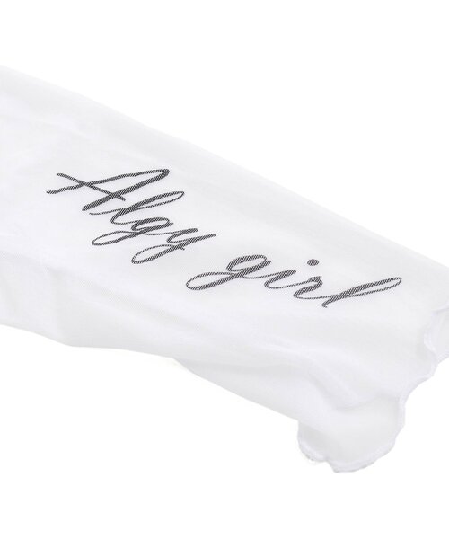 algy（アルジー）の「バックりぼんワンピ&シアーロンTセット（ワンピース・キッズ・ブラック/サックスブルー・MEDIUM/X-SMALL/SMALL/XX-SMALL）」の4枚目の写真