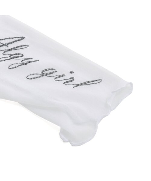 algy（アルジー）の「バックりぼんワンピ&シアーロンTセット（ワンピース・キッズ・ブラック/サックスブルー・MEDIUM/X-SMALL/SMALL/XX-SMALL）」の5枚目の写真