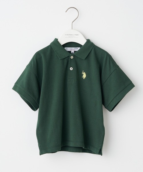 U.S. POLO ASSN.(ユーエスポロアッスン)の「【KIDS】【U.S. POLO ASSN/ユーエスポロアッスン】ワンポイント刺繍カノコオーバーサイズポロシャツ(ポロシャツ・キッズ・ダークグリーン/ネイビー/オフホワイト・120/140/150/100)」の9枚目の写真