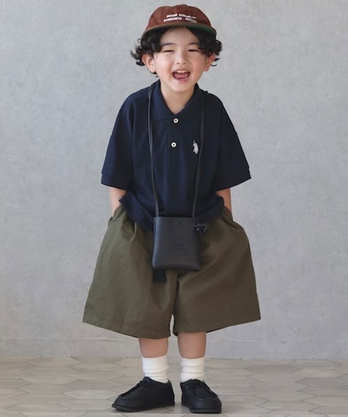U.S. POLO ASSN.(ユーエスポロアッスン)の「【KIDS】【U.S. POLO ASSN/ユーエスポロアッスン】ワンポイント刺繍カノコオーバーサイズポロシャツ(ポロシャツ・キッズ・ダークグリーン/ネイビー/オフホワイト・120/140/150/100)」の18枚目の写真