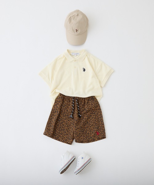 U.S. POLO ASSN.(ユーエスポロアッスン)の「【KIDS】【U.S. POLO ASSN/ユーエスポロアッスン】ワンポイント刺繍カノコオーバーサイズポロシャツ(ポロシャツ・キッズ・ダークグリーン/ネイビー/オフホワイト・120/140/150/100)」の16枚目の写真