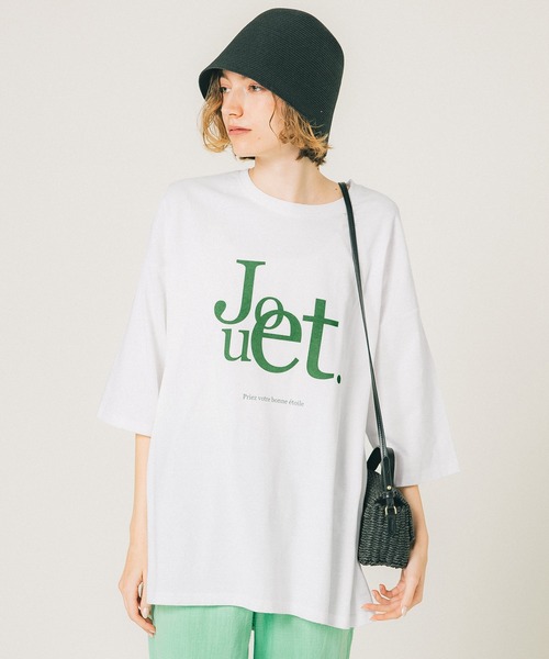 coca(coca)(コカ)の「綺麗見え天竺ビッグシルエットTシャツ(Tシャツ/カットソー・レディース・B/D/A/C・ONE SIZE)」の3枚目の写真