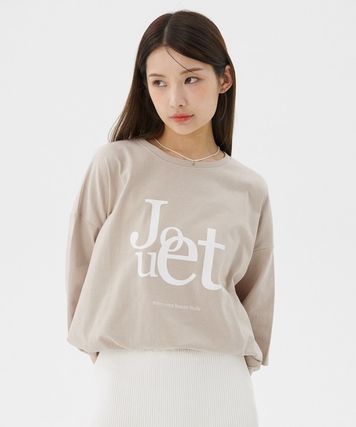 coca(coca)(コカ)の「綺麗見え天竺ビッグシルエットTシャツ(Tシャツ/カットソー・レディース・B/D/A/C・ONE SIZE)」の4枚目の写真