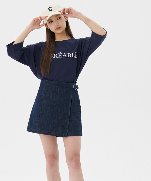 coca(coca)(コカ)の「綺麗見え天竺ビッグシルエットTシャツ(Tシャツ/カットソー・レディース・B/D/A/C・ONE SIZE)」の10枚目の写真