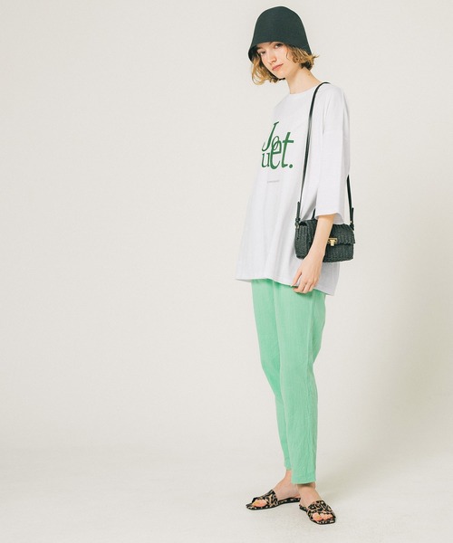 coca(coca)(コカ)の「綺麗見え天竺ビッグシルエットTシャツ(Tシャツ/カットソー・レディース・B/D/A/C・ONE SIZE)」の15枚目の写真