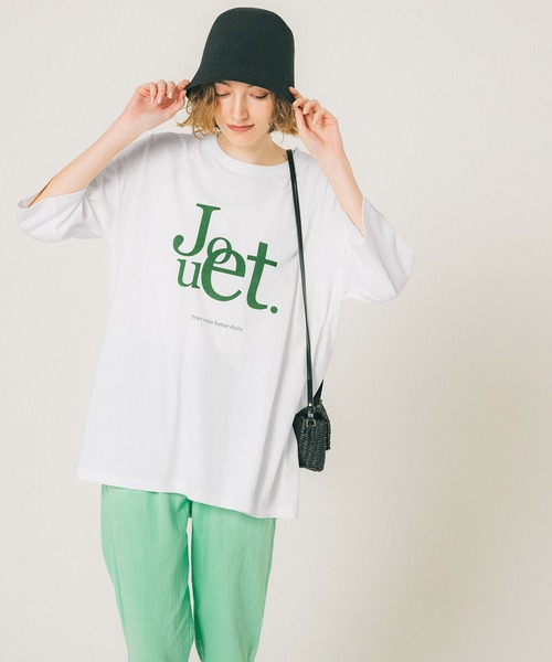 coca(coca)(コカ)の「綺麗見え天竺ビッグシルエットTシャツ(Tシャツ/カットソー・レディース・B/D/A/C・ONE SIZE)」の16枚目の写真