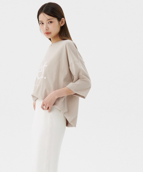 coca(coca)(コカ)の「綺麗見え天竺ビッグシルエットTシャツ(Tシャツ/カットソー・レディース・B/D/A/C・ONE SIZE)」の17枚目の写真