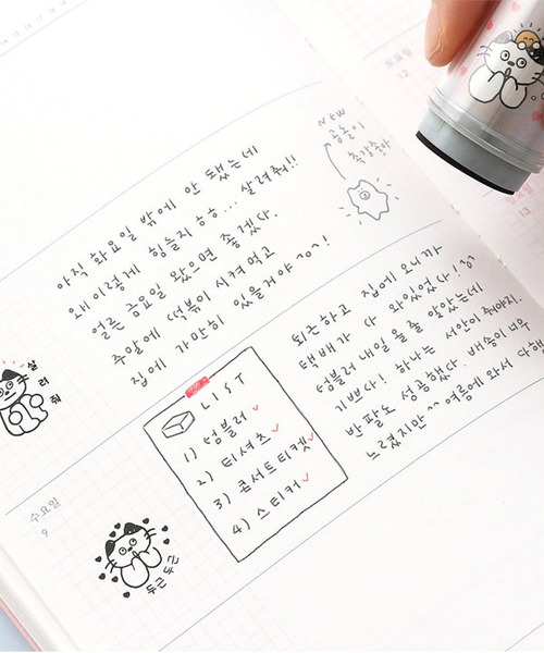 MARK'S（マークス）の「アイコニック スタンプ・ネコ（ステーショナリー・レディース・B/G/C/D/F/A/J/E/H/I・FREE）」の14枚目の写真