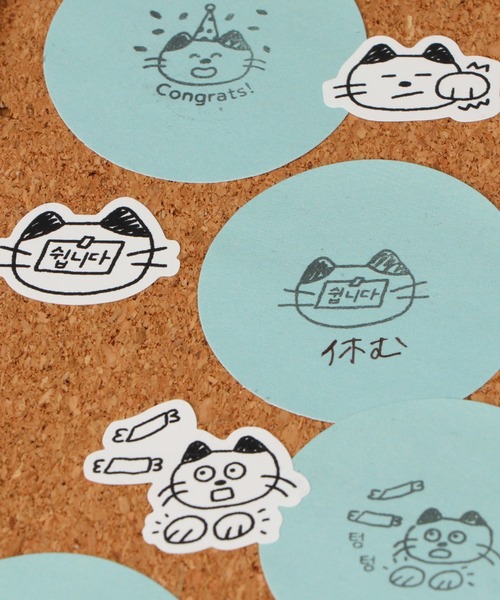 MARK'S（マークス）の「アイコニック スタンプ・ネコ（ステーショナリー・レディース・B/G/C/D/F/A/J/E/H/I・FREE）」の12枚目の写真