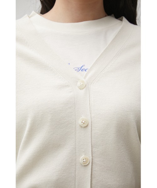 セール】SLEEVE SLIT KNIT CARDIGAN/スリーブスリットニット