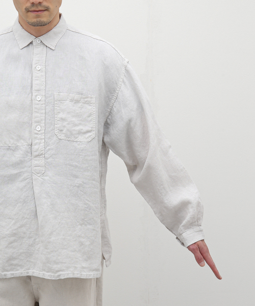VETRA（ベトラ）の「【VETRA / ベトラ】PULLOVER SHIRTS（シャツ/ブラウス・メンズ・ホワイト/ブラック・42/44）」の8枚目の写真
