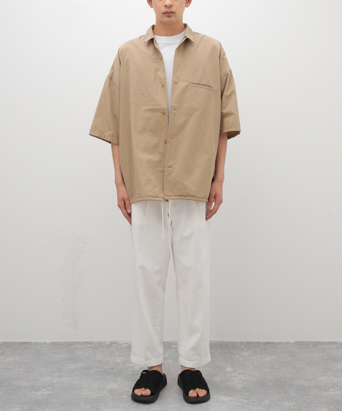 nanamica / ナナミカ】Open Collar Wind H/S Shirt（シャツ