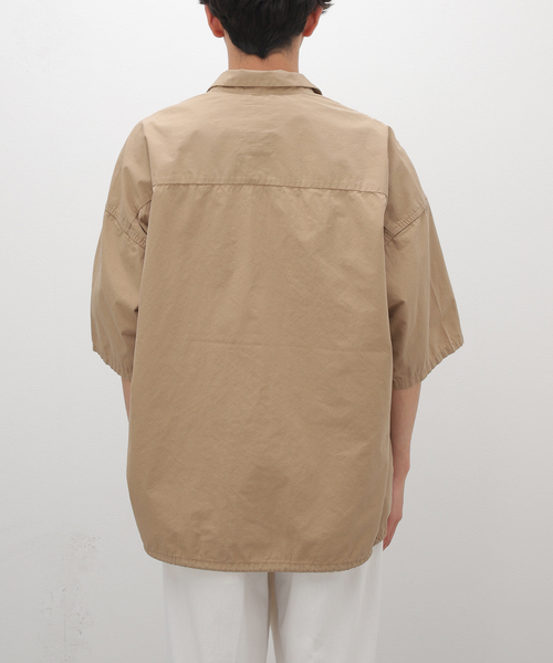 nanamica / ナナミカ】Open Collar Wind H/S Shirt（シャツ