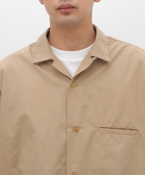 nanamica Open Collar Wind H/S Shirt ナナミカ nanamica (ナナミカ) Open Collar Wind H/S Shirt / オープン