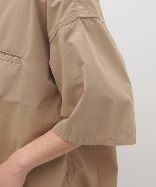 nanamica Open Collar Wind H/S Shirt ナナミカ Open Collar Wind Shirt