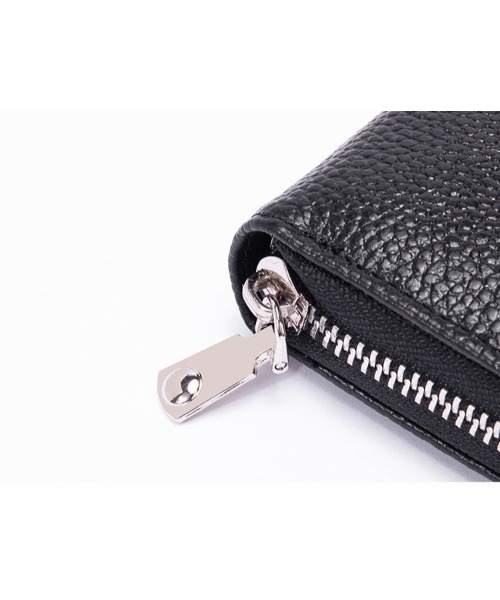 DEVICE（デバイス）の「【本革でたくさん入る】ラウンドファスナー レザー通帳ケース（パスポートケース・レディース・グレー/グレイッシュベージュ/ブラウン系その他/ブルー系その他・FREE）」の12枚目の写真