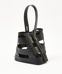 LOWELL things | Lattice/2WAYﾒｯｼｭBAG/バケツバッグ/バケットバッグ(トートバッグ)