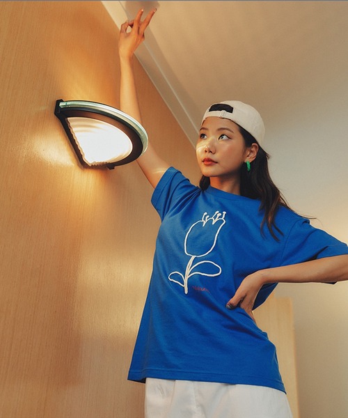 tシャツ Ma Journee(マゾネ)/A FLOWER T SHIRTS/フラワーTシャツ レディース Ma Journee tシャツ Journee(マゾネ)/A FLOWER T SHIRTS