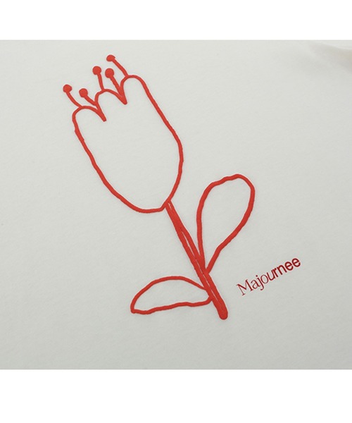 tシャツ Ma Journee(マゾネ)/A FLOWER T SHIRTS/フラワーTシャツ レディース Ma Journee tシャツ Journee(マゾネ)/A FLOWER T SHIRTS