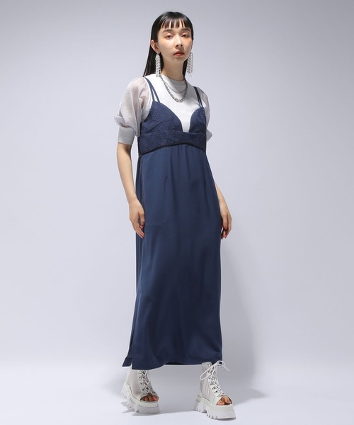 HARE（ハレ）の「2WAYビスチェジャガードキャミワンピース(HARE